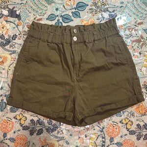 Bluenotes High Waist Olive Shorts